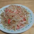 るうい犬's cooksnap of when they made もやしとカニカマのナムル.