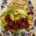 barney♪'s cooksnap of when they made マグロとアボカドの丼☆ポキ丼.