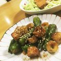 なゆ0912's cooksnap of when they made 竹輪とシシトウのニンニク味噌炒め.