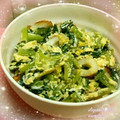 もも's cooksnap of when they made ちくわ小松菜の卵とじ丼.