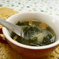 赤い電話's cooksnap of when they made 春雨スープ.