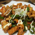 konmoe's cooksnap of when they made 食べるラー油で簡単油揚げとピーマン炒め.