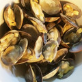 Justasiam's cooksnap of when they made アサリの中華風酒蒸し☆.