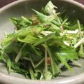 しのざくら's cooksnap of when they made ヘルシーサラダ！たっぷり水菜.