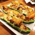 Sun Flover's cooksnap of when they made ゴーヤボート☆オイルサーディンパン粉焼き.