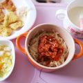 カレンのすけ's cooksnap of when they made 離乳食後期〜✨ベビーチキンライス（の元）.