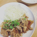 lunayumi☆'s cooksnap of when they made 簡単！大根と豚肉のショウガ焼き.