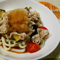 mikiem's cooksnap of when they made ナスの揚げ浸しon冷しゃぶおろしうどん.
