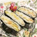 なつき☆ミ's cooksnap of when they made 明太マヨレタスのおにぎらず.