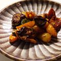 Emmabeagle's cooksnap of when they made 茄子トマトきゅうりの鶏挽き肉カレー炒め.
