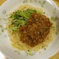 せつみか's cooksnap of when they made 夏の定番!!我が家のジャージャー麺!!.