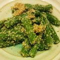 ten4k's cooksnap of when they made 白だしで簡単☆いんげんのゴマ和え.