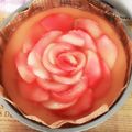 クック5I3XVJ☆'s cooksnap of when they made 桃の薔薇レアチーズケーキ.