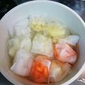 どん吉屋's cooksnap of when they made 離乳食☆野菜スープ＆野菜の下ごしらえ.