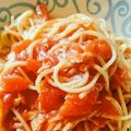 ふぢえもそ's cooksnap of when they made ツナとトマトの冷製パスタ.