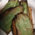 クックZV4IIE☆'s cooksnap of when they made みょうがの葉焼きは懐かしいおやつ♡.