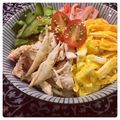 東京だるまがえる's cooksnap of when they made ☆タレが絶品！冷やし中華☆.
