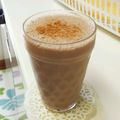 しじみごはん's cooksnap of when they made チョコバナナ甘酒スムージー.