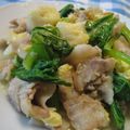 3匹の子ブタｍａｍａ's cooksnap of when they made 小松菜と麩のチャンプルー.
