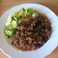 Yokchina's cooksnap of when they made おかかたっぷり 豚薄切り肉 甘辛炒め.