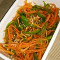 こんがりねこ's cooksnap of when they made 簡単美味しい♡人参とピーマンのきんぴら.