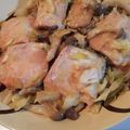 mfynhahaha's cooksnap of when they made 簡単！鮭の味噌マヨチャンチャン.
