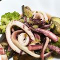 うちこもも's cooksnap of when they made イカと夏野菜の塩レモン炒め.