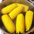 ぴーぱちゃい's cooksnap of when they made 圧力鍋でとうもろこし.