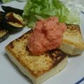 おけ～はん's cooksnap of when they made タラマヨソースで✿豆腐ステーキ.