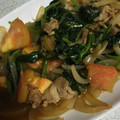 ☆あおはるママ☆'s cooksnap of when they made 牛肉とほうれん草の炒め☆すき焼き風味.