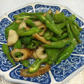 runrun0504's cooksnap of when they made ピーマンとちくわの胡麻油炒め.