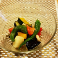 利休ル's cooksnap of when they made 簡単に✨鶏胸肉と揚ナスの&ししとうサラダ.