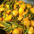 ☆アロエ's cooksnap of when they made ジャガイモとインゲンのカレー炒め.