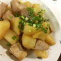まなぽん☆21's cooksnap of when they made 豚ヒレ肉とじゃがいもの甘酢炒め.