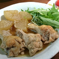 korine's cooksnap of when they made 鶏と大根の煮もの.