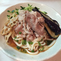 クックS8NIK4☆'s cooksnap of when they made ひんやり♪揚げなすと豚しゃぶの冷しうどん.