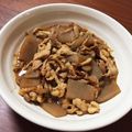 ゆにこーん☆'s cooksnap of when they made 豚肉とこんにゃくとキノコの味噌炒め.