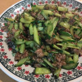 たまジ's cooksnap of when they made きゅうりと豚挽き肉の炒め物.
