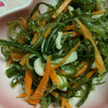 tanzanite's cooksnap of when they made しめじと茎わかめの中華和え.