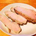 sleepfish's cooksnap of when they made レンジで♪バジルレモン☆ペッパー鶏ハム.