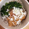 ganesha♡'s cooksnap of when they made 栄養満点！モロヘイヤと納豆のネバネバ蕎麦.