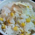 ゆうりママ's cooksnap of when they made コーンごはん★簡単★調味料2つだけ.