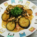 もぐ・ω・くま's cooksnap of when they made ☆茄子としめじとベーコンの和風パスタ☆.