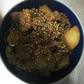 megu305's cooksnap of when they made 豚バラとジャガイモの甘辛炒め.