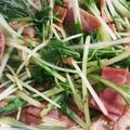 オーガベル's cooksnap of when they made 水菜とベーコンのサッパリ炒め☆.