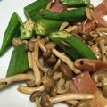 タマ子とじゃん子's cooksnap of when they made オクラのバター醤油炒め☆お弁当にも!.