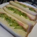 ジョングレ's cooksnap of when they made ハムきゅうりサンド.