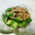 ☆じゅげむ☆彡's cooksnap of when they made たったこれだけ！！オクラとなめたけ♪.
