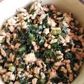 chanなお's cooksnap of when they made にら鶏そぼろ.