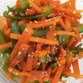 白足袋みかん's cooksnap of when they made 簡単一品！ 人参とピーマンのきんぴら.